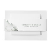 Forest bruiloft buik band uitnodigingen wikkel (Voorkant Voorbeeld)