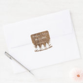 Forest bruiloft gunst Stickers (Envelop)