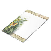 Forest Butterfly Woodland Natuur thema Notitieblok (Schuin)