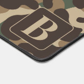 Forest Camo gepersonaliseerde monogram camouflage Bureaumat (Hoek)