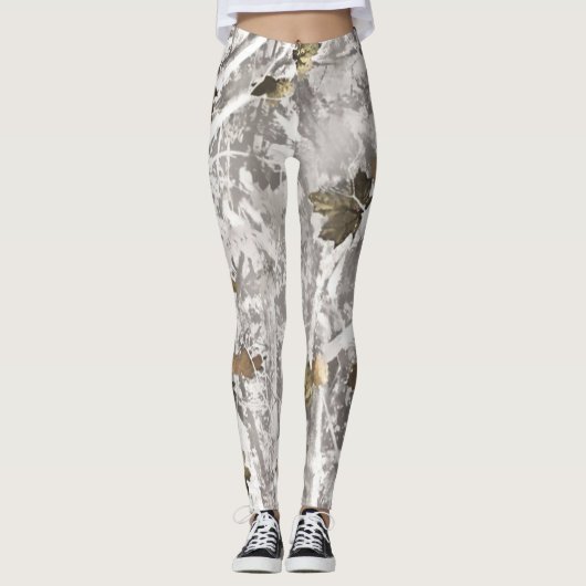 Forest Camo Pattern Leggings (Voorkant)