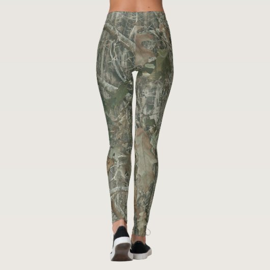 Forest Camo Pattern Leggings (Achterkant)