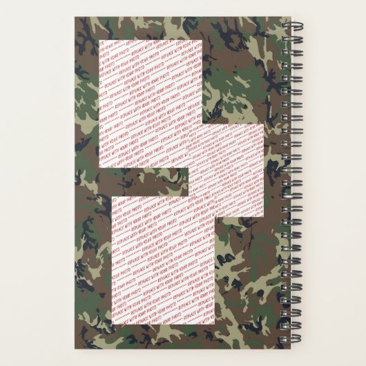 Forest Camouflage Dagelijkse Foto Planner (Achterkant)