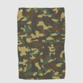 Forest Camouflage Golfhanddoek (Voorkant)
