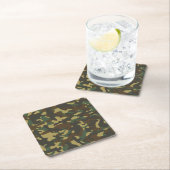 Forest Camouflage Kartonnen Onderzetters (Insitu)