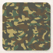 Forest Camouflage Kartonnen Onderzetters (Voorkant)