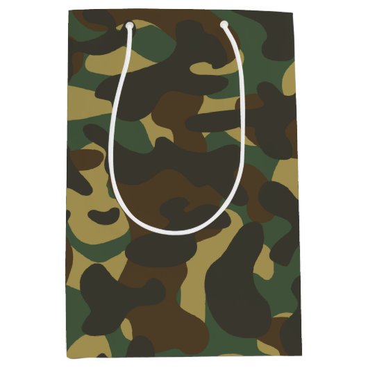 Forest Camouflage Medium Cadeauzakje (Voorkant)