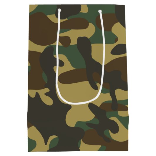 Forest Camouflage Medium Cadeauzakje (Achterkant)