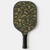 Forest Camouflage Pickleball Paddle (Achterkant)