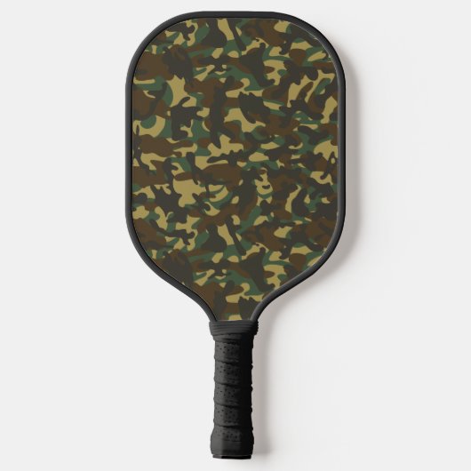 Forest Camouflage Pickleball Paddle (Achterkant)