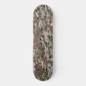 Forest Camouflage Tan Green Persoonlijk Skateboard (Voorkant)