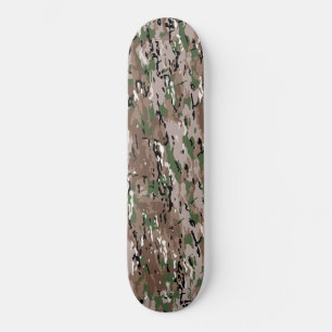 Forest Camouflage Tan Green Persoonlijk Skateboard