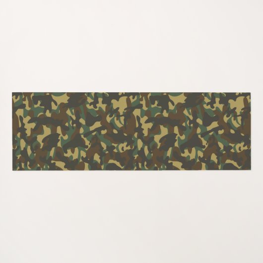 Forest Camouflage Yogamat (Achterkant (horizontaal))