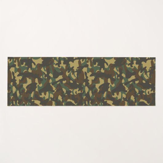Forest Camouflage Yogamat (Voorkant (horizontaal))