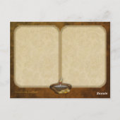 Forest Candle  Briefkaart (Achterkant)