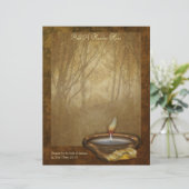 Forest Candle Writing Paper (Staand voorkant)