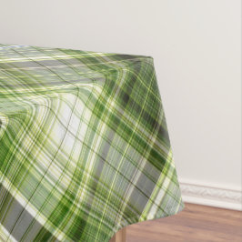 Forest Canopy Green Cream en Plaid Tafelkleed