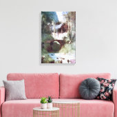 Forest Canyon (door Carl Blechen) Canvas Afdruk (Insitu (Woonkamer))