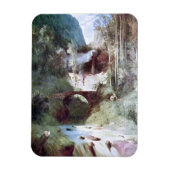 Forest Canyon (door Carl Blechen) Magneet (Verticaal)