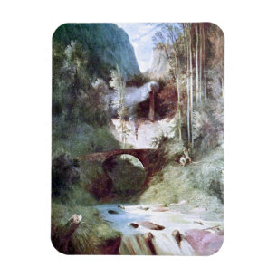 Forest Canyon (door Carl Blechen) Magneet