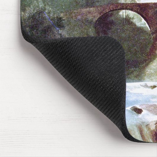 Forest Canyon (door Carl Blechen) Muismat (Hoek)