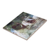 Forest Canyon (door Carl Blechen) Tegeltje (Zijkant)