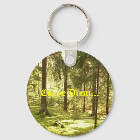 Forest - Carpe Diem Sleutelhanger (Voorkant)