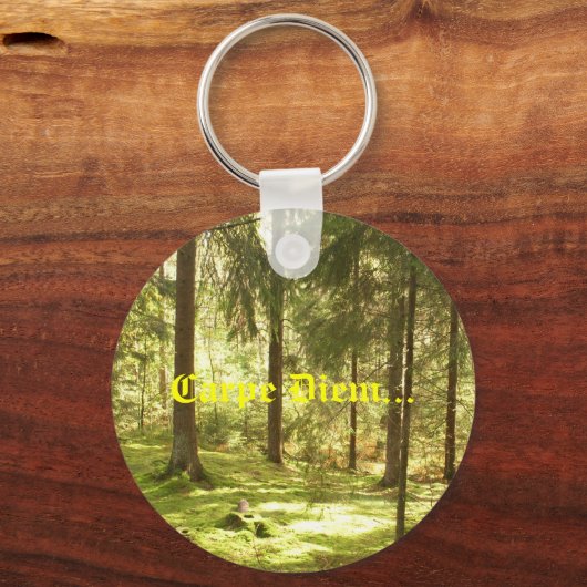 Forest - Carpe Diem Sleutelhanger (Voorkant)