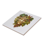 Forest Carving Ceramic Tile Tegeltje (Zijkant)