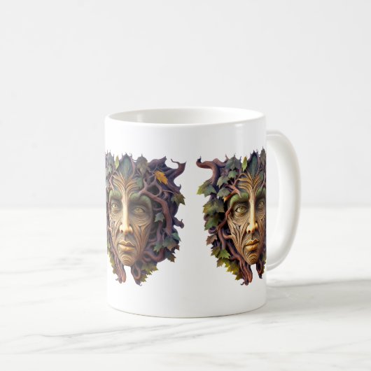 Forest Carving Coffee Mug Koffiemok (Voorkant rechts)