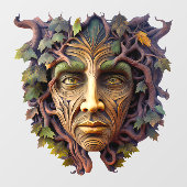 Forest Carving Window Cling Raamsticker (Vel)