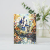 Forest Castle Briefkaart (Staand voorkant)