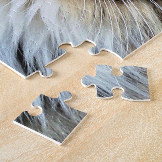 Forest Cat uitdagende foto Legpuzzel (Zijkant)