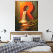 Forest City Canvas Afdruk (Insitu (Slaapkamer))