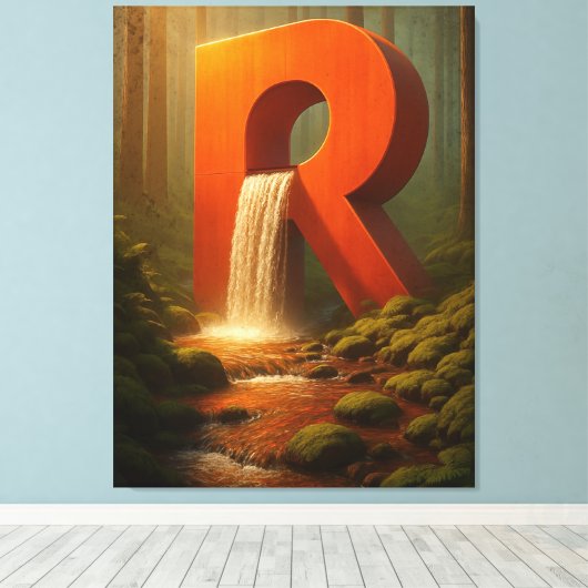 Forest City Canvas Afdruk (Insitu (Houten vloer))