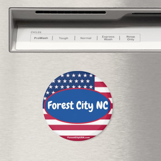 Forest City NC Patriotic magnet (Insitu (Vaatwasser))
