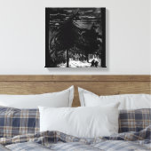 Forest Comes Alive - Canvas Afdruk (Insitu (Slaapkamer))