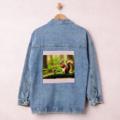 Forest Companions - Eekhoorn, Chipmunk en vogel Denim Jacket (Hangar)