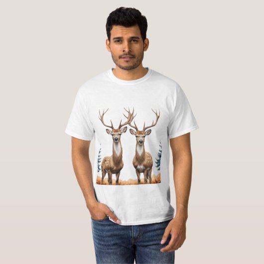 Forest Companions: The Magic of Wild Nature T-shirt (Voorkant volledig)