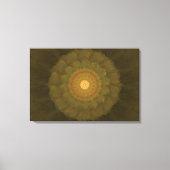 Forest Core – Textured Organic Fractal Art Canvas Afdruk (Voorkant)