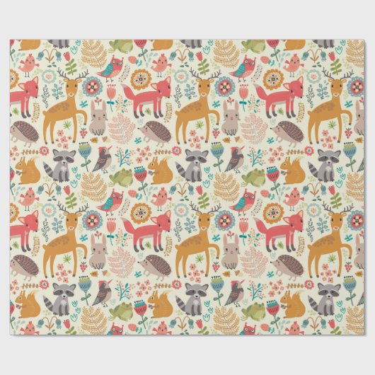 Forest Creating Wrapping Paper - Matte Cadeaupapier (Vlak)