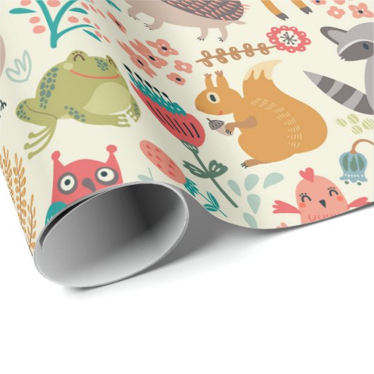 Forest Creating Wrapping Paper - Matte Cadeaupapier (Rol Hoek)