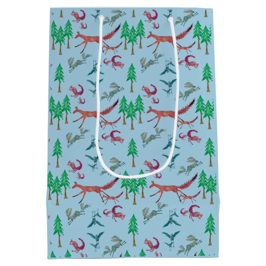 Forest Creats Medium Cadeauzakje (Achterkant)