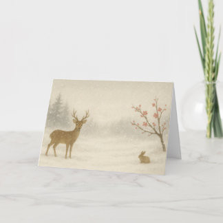 Forest Creatures - Christmas Card Feestdagen Kaart