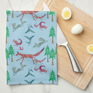 Forest Creatures Handdoek