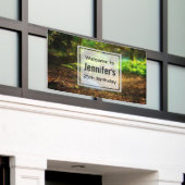 Forest Creek Beauful Natuur Foto Welkom Spandoek (Buitenkant Gebouw)