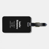 Forest Creek Beauful Natuur Landscape Foto Bagagelabel (Achterkant horizontaal)