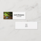 Forest Creek Beauful Natuur Landscape Foto Mini Visitekaartje (Voorkant / Achterkant)