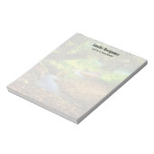 Forest Creek Beauful Natuur Landscape Foto Notitieblok (Linkerzijde)