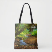 Forest Creek Beauful Natuur Landscape Foto Tote Bag (Voorkant)